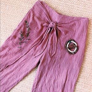 Mauve pants